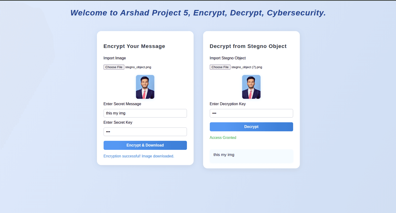 Encrypt Decrypt Project